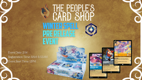 Winterspell Release Event Hosted by The People's Card Shop