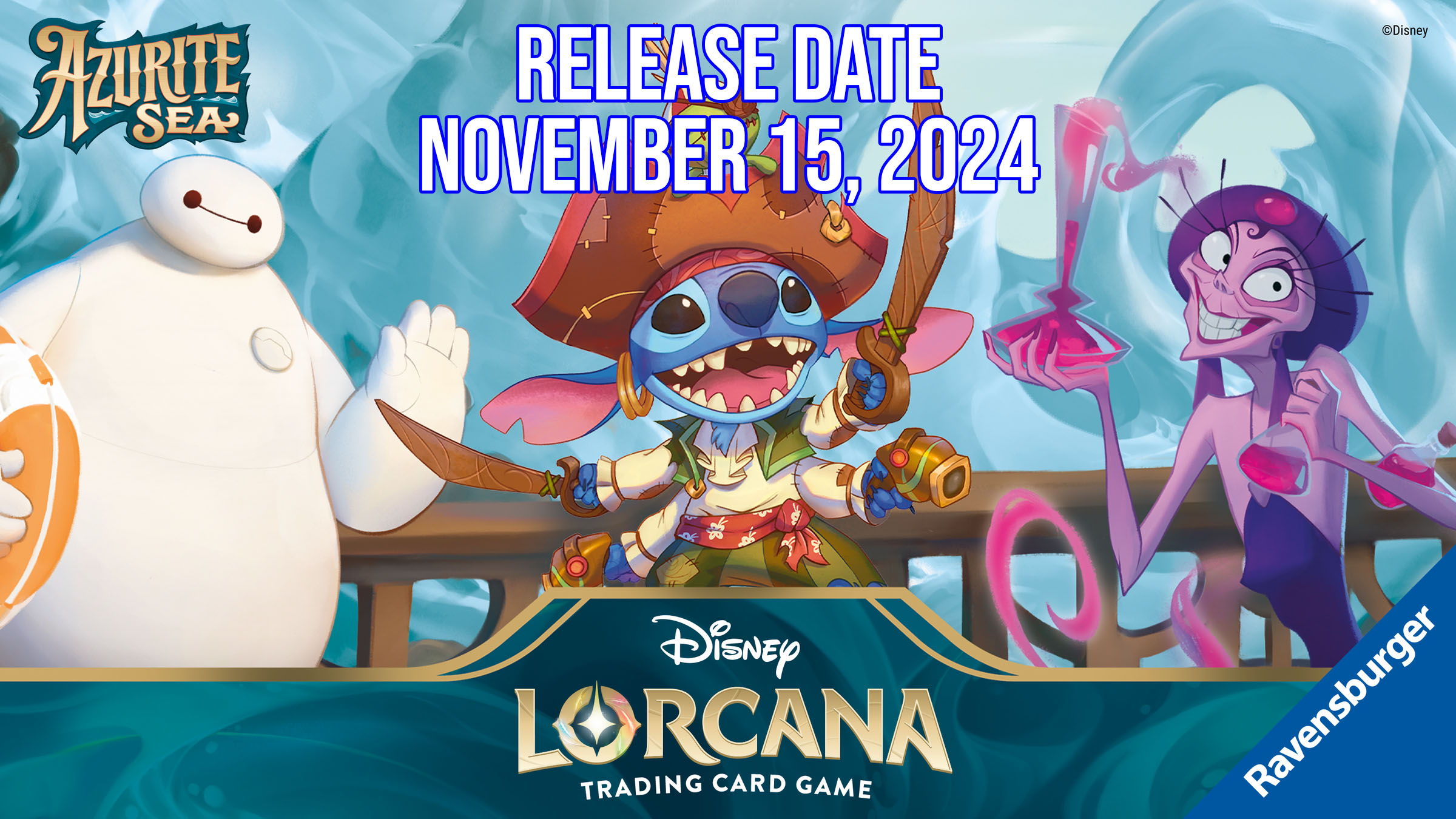 Disney Lorcana Azurite Sea Release Date
