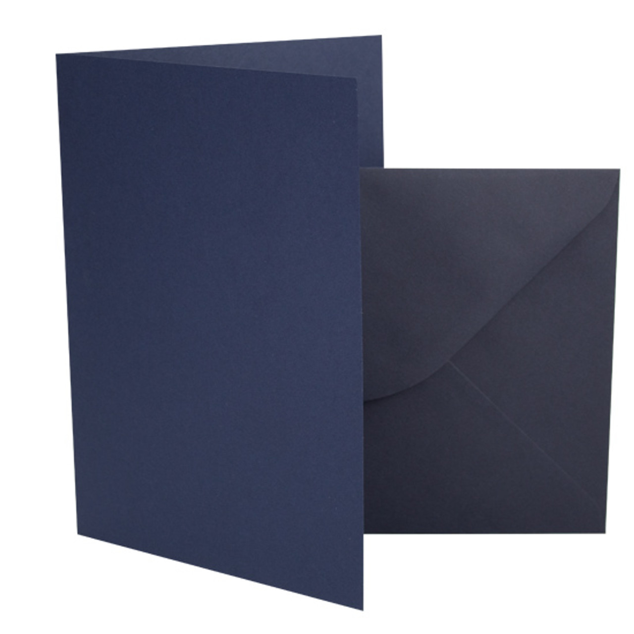 Mini Note Cards Mini Cards Small Cards Ivory/navy Blue Tri-fold