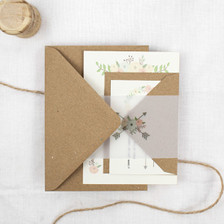 5 x 7 Folded Wedding Invitations