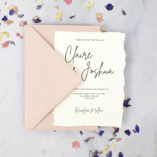 5 x 7 Flat Sheet Wedding Invitations