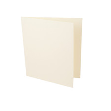 Large square ivory card blank