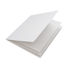 White linen insert papers, for large square cards