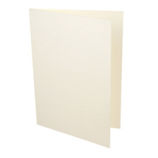 A5 Ivory linen card blanks