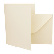 A6 Ivory Smooth Card Blank with envelope