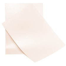 A5 Pale coral pearl card sheets