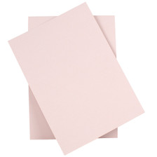 A6 Blush pink card sheets