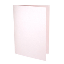 A6 Pale pink pearl card blank