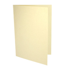 A6 card blank, champagne gold pearl