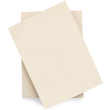 A6 almond card sheets