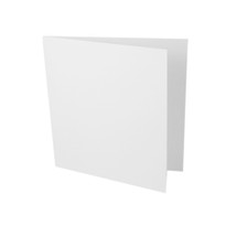 Large square recycled white card blank