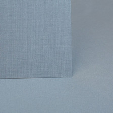 A4 dusty blue linen card