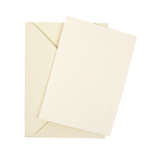 A6 Ivory Matte Postcard with Envelope