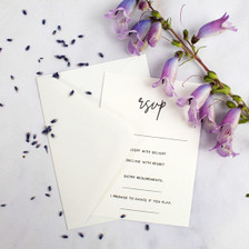 Mini Wedding RSVPs