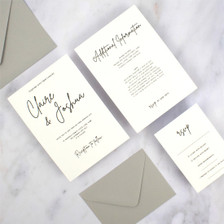 A6 Flat Sheet Wedding Invitations