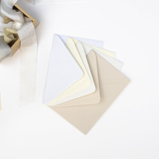 C7 Mini White, Ivory & Neutral Envelopes