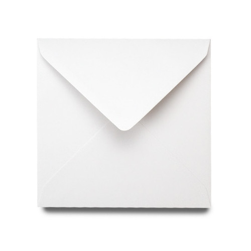 Square 155mm luxury white envelope