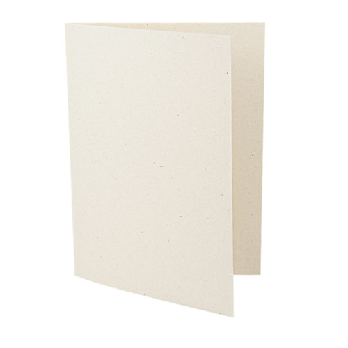 5 x 7 Recycled ivory fleck card blank