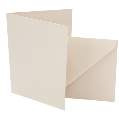 A6 Almond Card Blanks with envelope