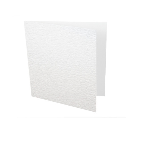 Large Square White Hammer Card Blank