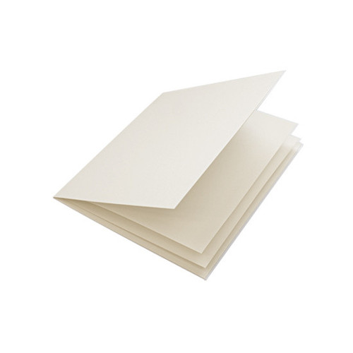 Ivory matte paper inserts, folds to fit small square cards
