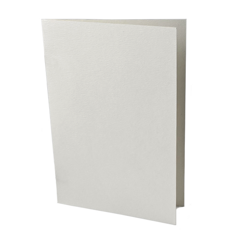 Pressed Soft White Card Blank