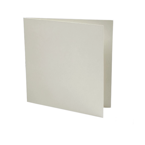 Pressed Ivory White Card Blank