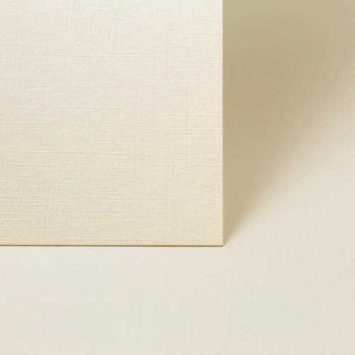 A6 Card Sheets, Ivory Linen 250gsm - SALE (50 pack)