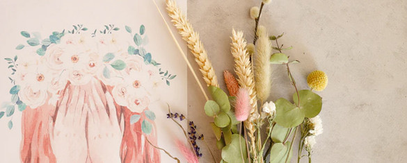 4 Materials for Your Floral Greeting Cards