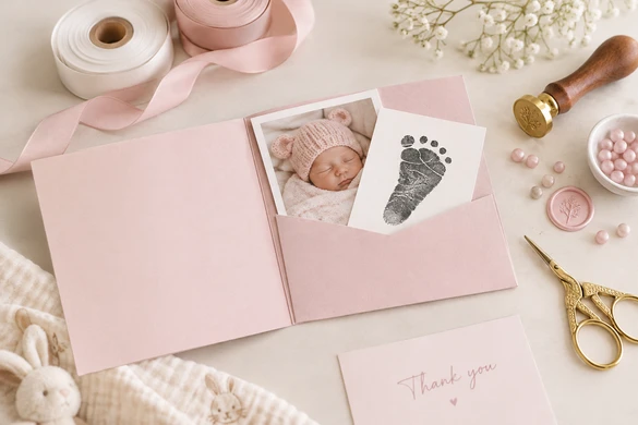 How to create a one-of-a-kind baby thank you card