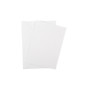 A7 White silk mini flat sheet cards with envelopes