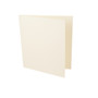 Small square ivory card blank