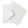 Large Square Postcard Blanks with Envelopes, White Linen 250gsm