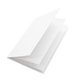 White silk insert papers, to fit a5 cards