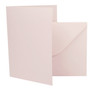 A5 Blush pink card blanks with envelopes