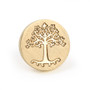 Oak Tree Wax Seal Stamp closeup