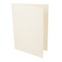 5 x 7 Ivory silk card blank