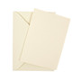 5 x 7 Ivory smooth flat sheet invitations with envelopes