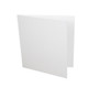 Square White Linen Card Blank, 300gsm