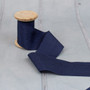 Navy Blue Faux Silk Ribbon 38mm