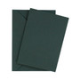 A6 pine green flat sheet invitations with envelopes