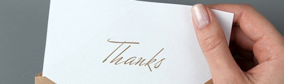 A Guide to Creating Personalised Thank-You Cards