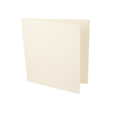 Small Square Ivory Matte Card Blanks 250gsm | The Paperbox