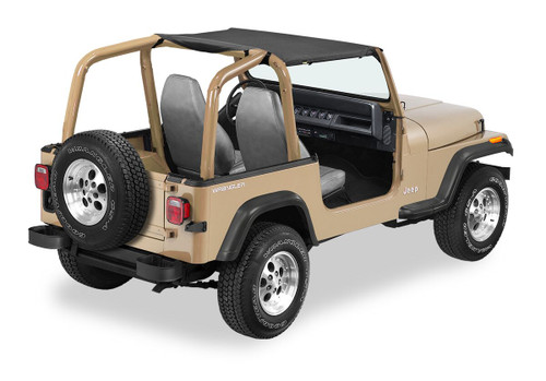 Strapless Targa Bikini - Jeep '92-95 Wrangler YJ (Black Denim)