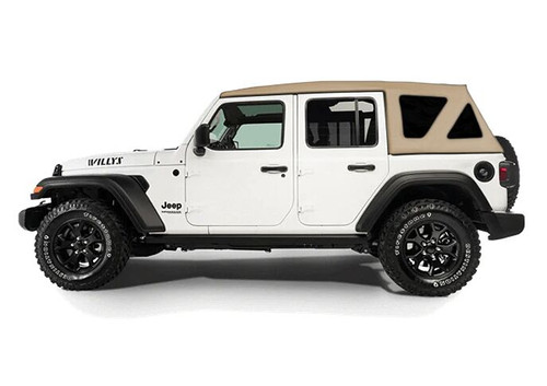 eTop Jeep 2018-26 Wrangler JL; 4-Door; 4XE (Squareback; Champagne)