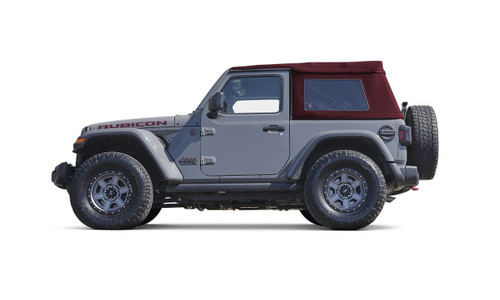 eTop Jeep 2018-26 Wrangler JL; 2-Door (Squareback; Merlot)