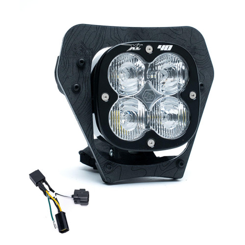 XL40 (D/C) LED Headlight Kit w/ Hi-Low Harness - KTM 350/500 EXC-F ('24-25)