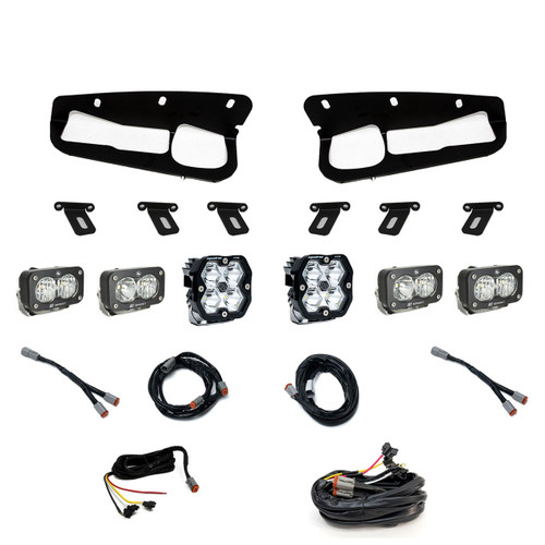 Squadron 2.0 Pro/Dual S2 Sport Fog Pocket Light Kit  - Ford 2021-26 Bronco; 2022-24 Bronco Raptor; Note: w/ Steel Bumper