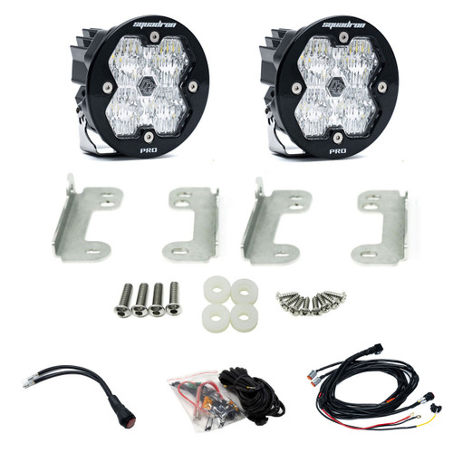 Squadron-R 2.0 Pro Fog Pocket Light Kit - Jeep 2018-26 Wrangler JL; 2020-26 Gladiator JT; Note: w/ OE Sahara Bumper