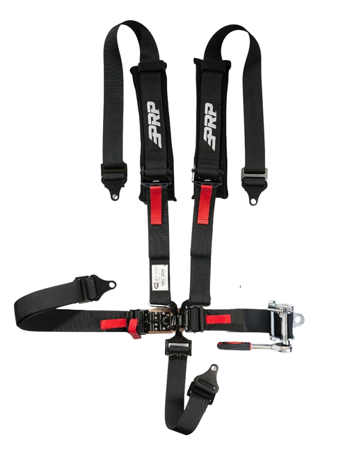 5.2 Cam-Lock Harness (SFI 16.1) with Ratchet Straps, Black